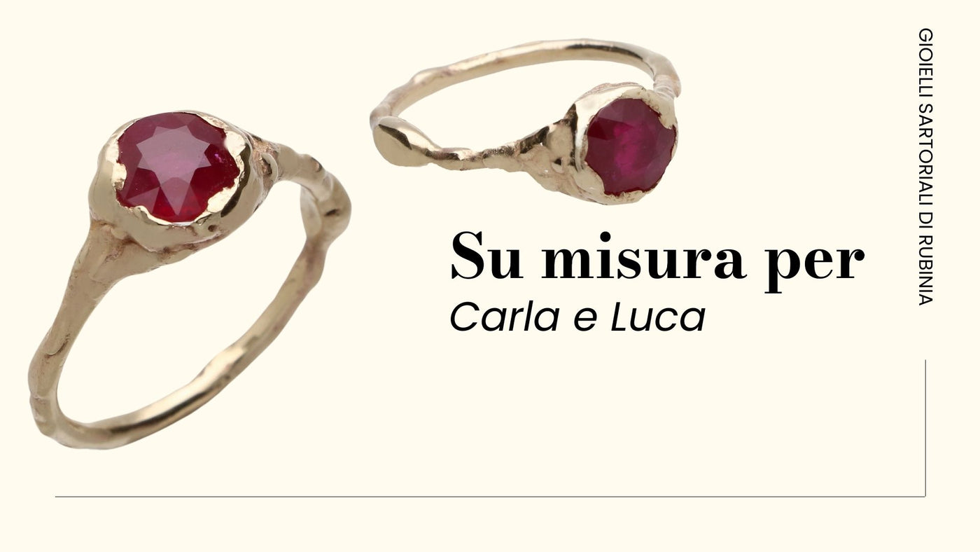 Il Sartoriale del mese: un gioiello unico per Carla e Luca