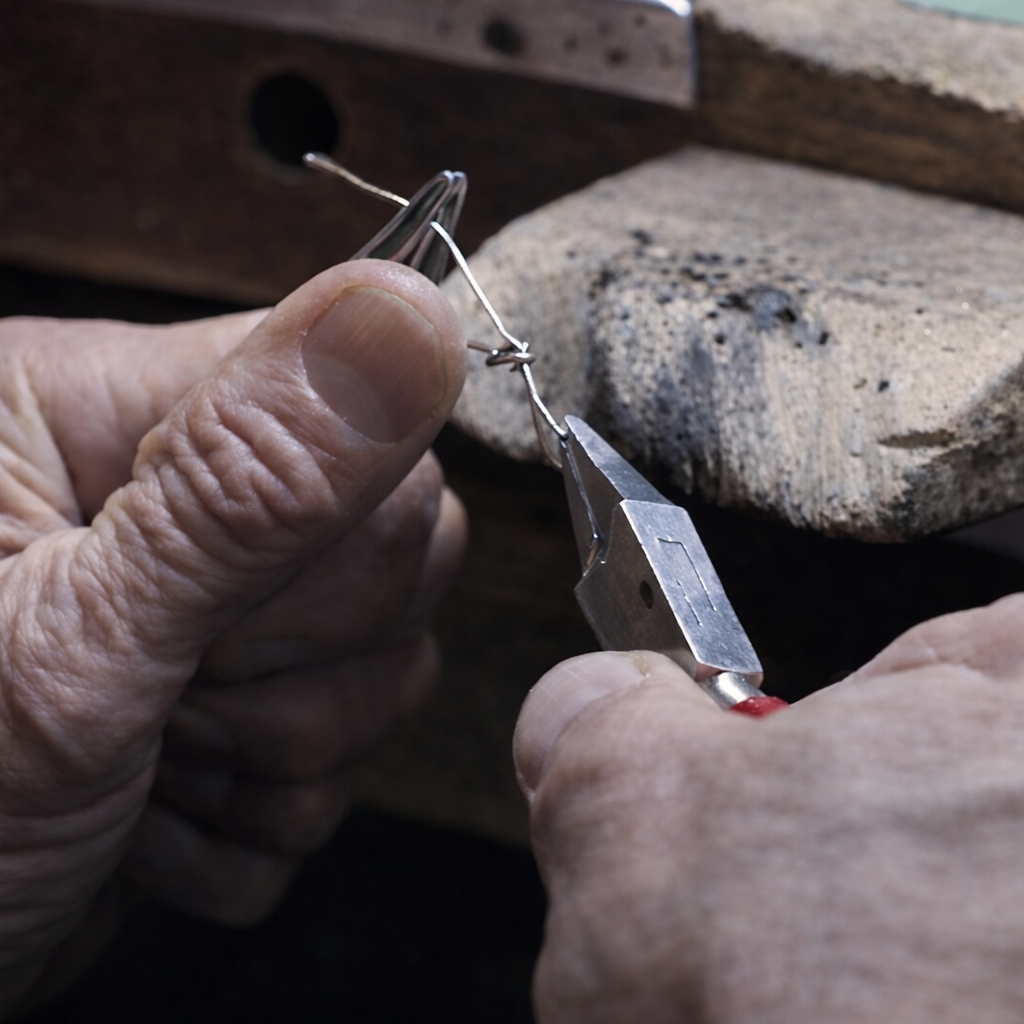 Anello Filodamore con Nodino in Oro 9kt