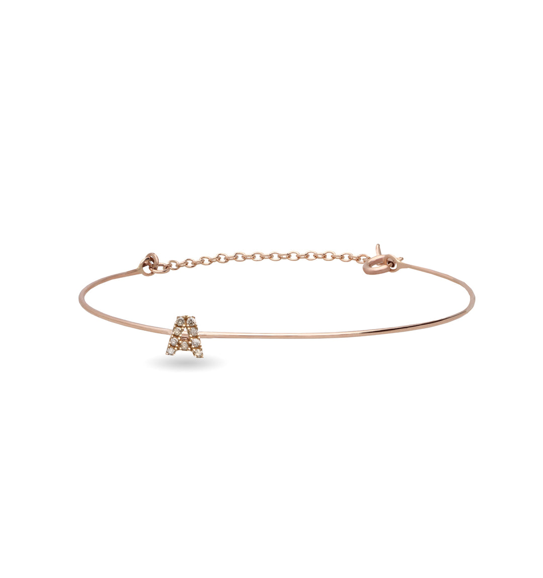 Bracciale in oro rosa con diamanti e rubini - D·Donna