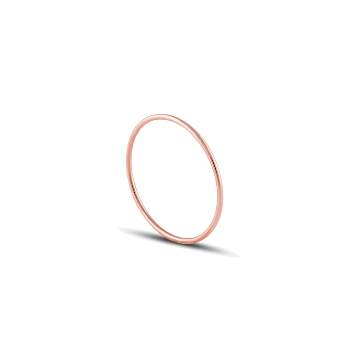 Anello in oro rosa con diamanti - MIMOSA