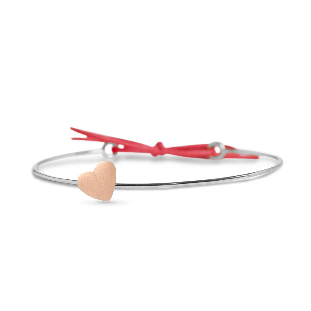 GAVU Bracciale Donna Argento 925 Con Cuore Zirconi – Oro, Oro Rosa E Argento – Regalo Ideale - 4