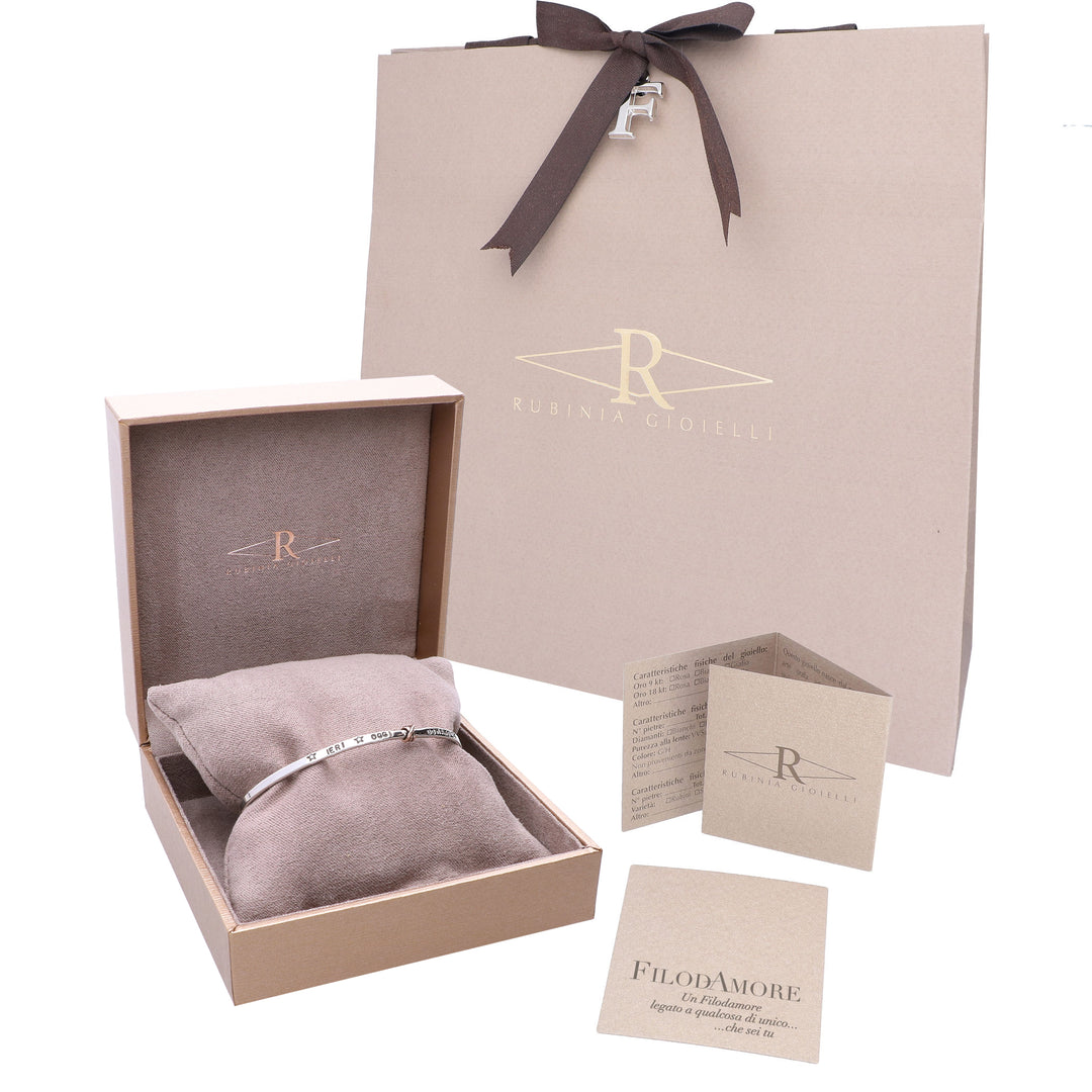 Treasure Bay Bracciale rigido in argento Sterling 925 massiccio Treasure Bay Bracciale rigido in argento Sterling 925 massiccio