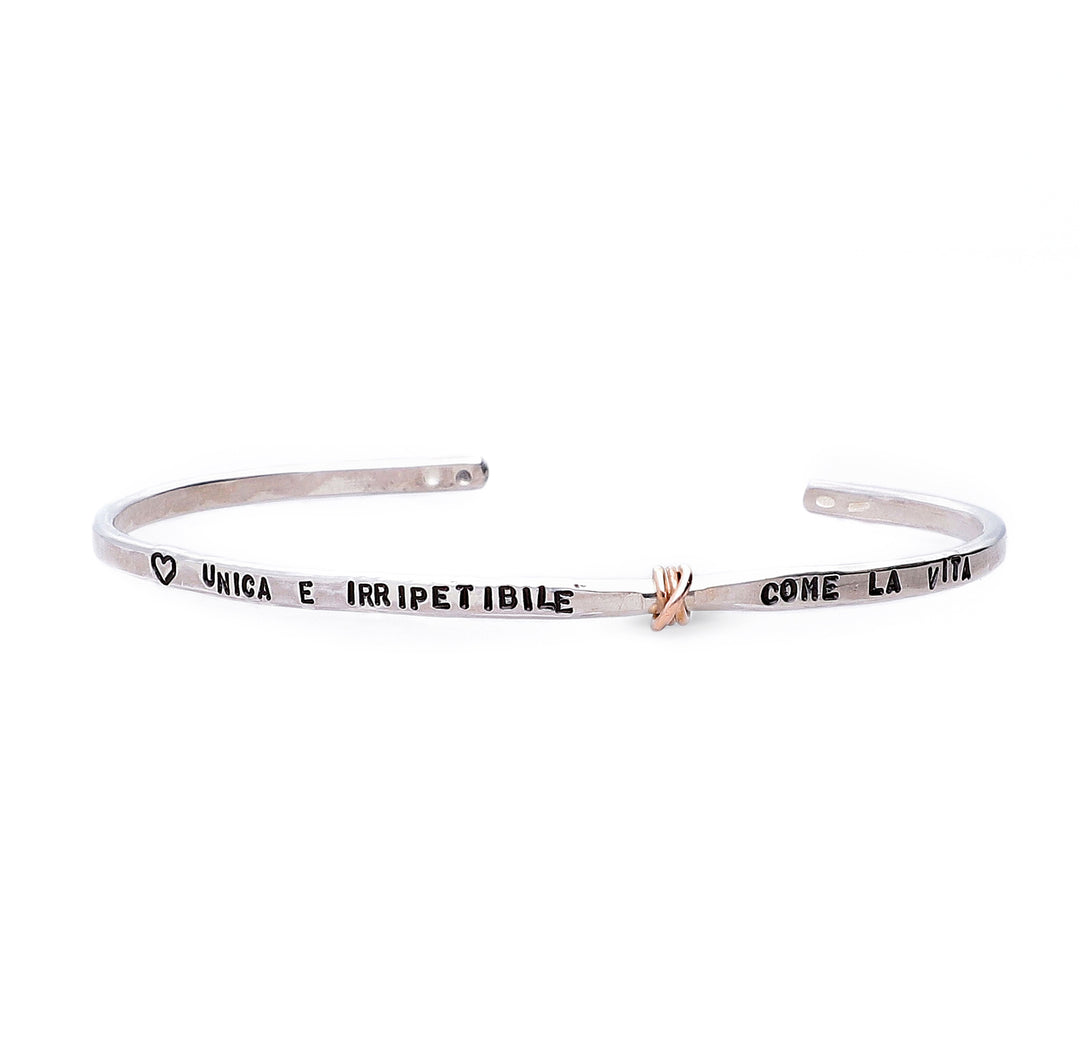 Kyno bracciale uomo thai intrecciato in argento 925 4mm - Gioielli Argento