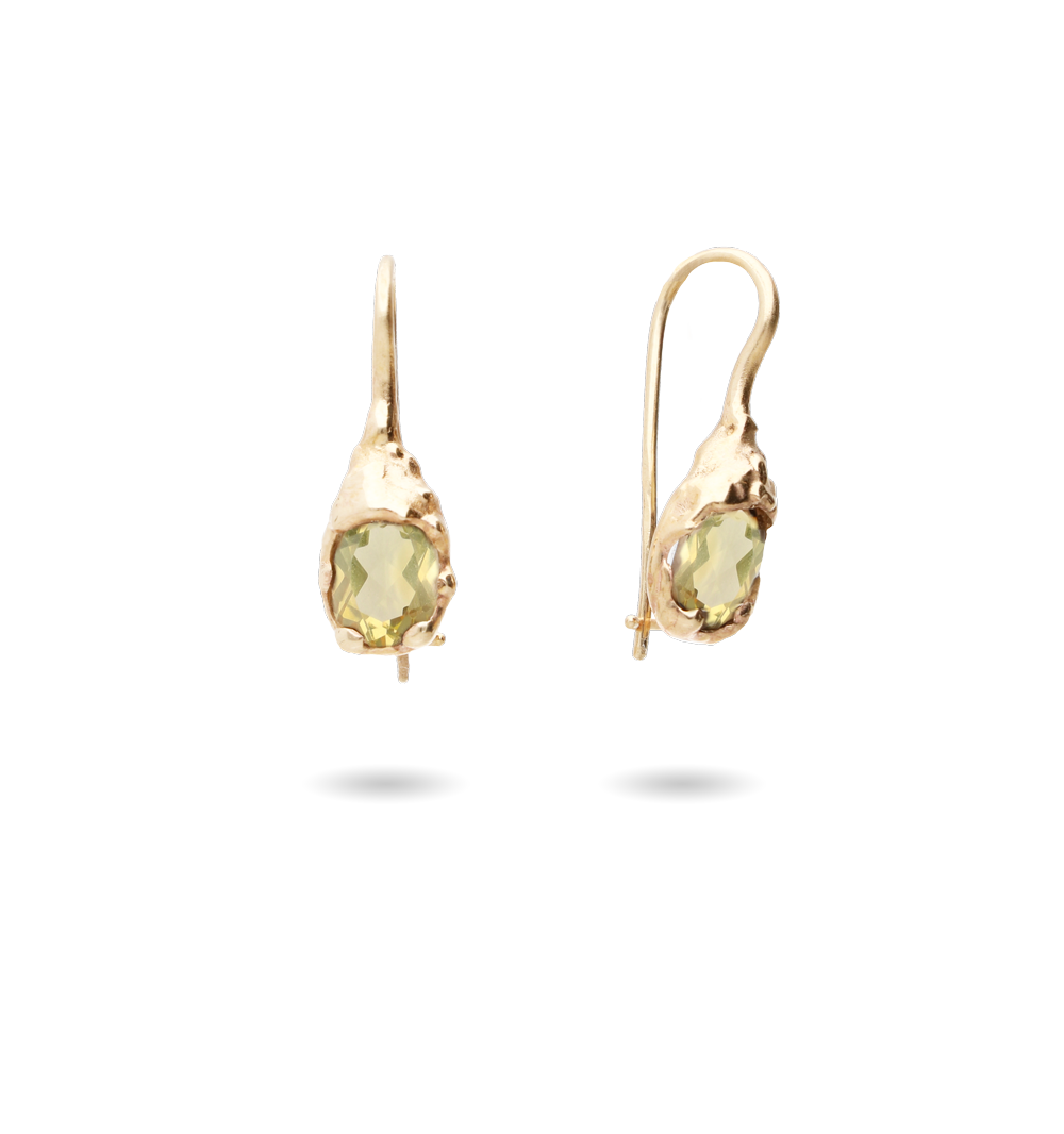Orecchini Boccole Cerchio Oro Giallo 18kt Modello Torchon gr 8.80