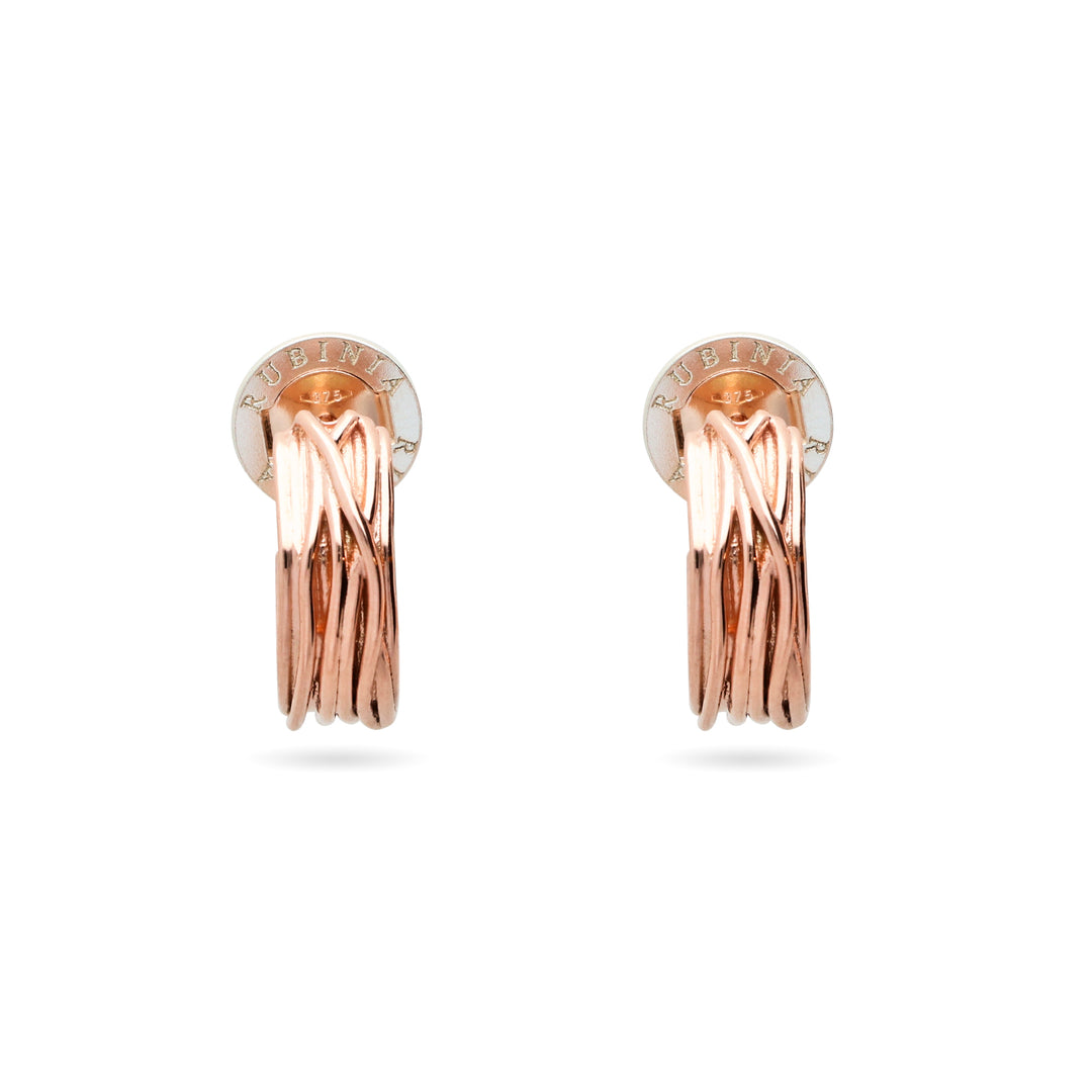 CLEVER Orecchini A Ala D'Angelo In Oro Giallo 333 – Mini Pendenti Lucidi Con Chiusura Comfort – Gioielli Eleganti Per Donne